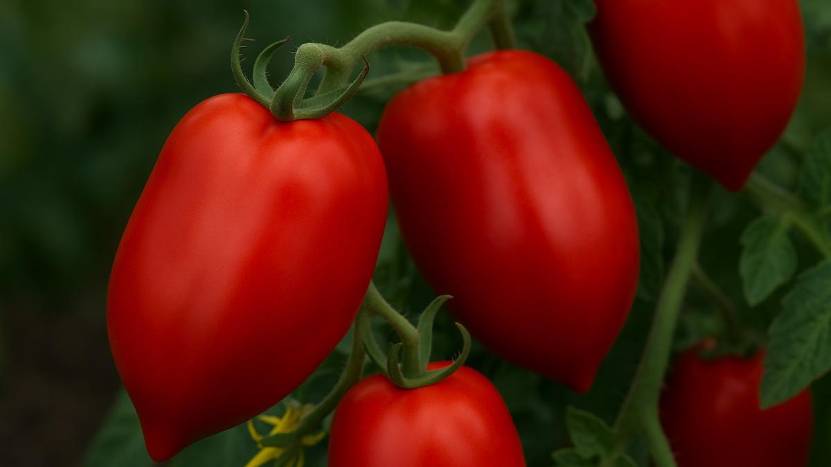 Томаты на ветке