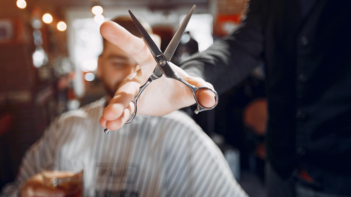 стрижка мужская барбер