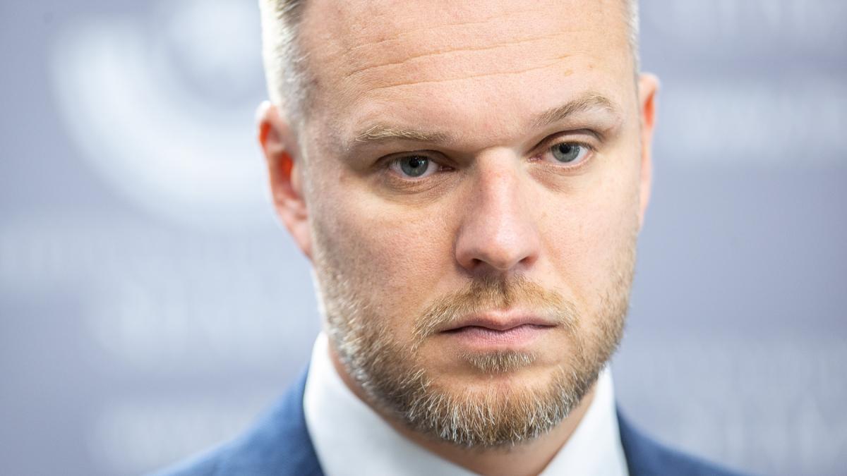 Gabrielius Landsbergis by Augustas Didzgalvis
