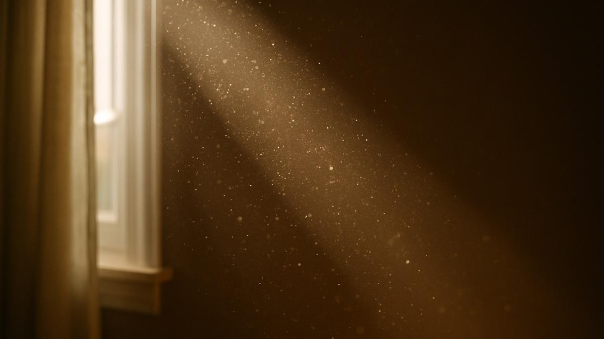 Пылинки в солнечном луче Пылинки в солнечном луче
