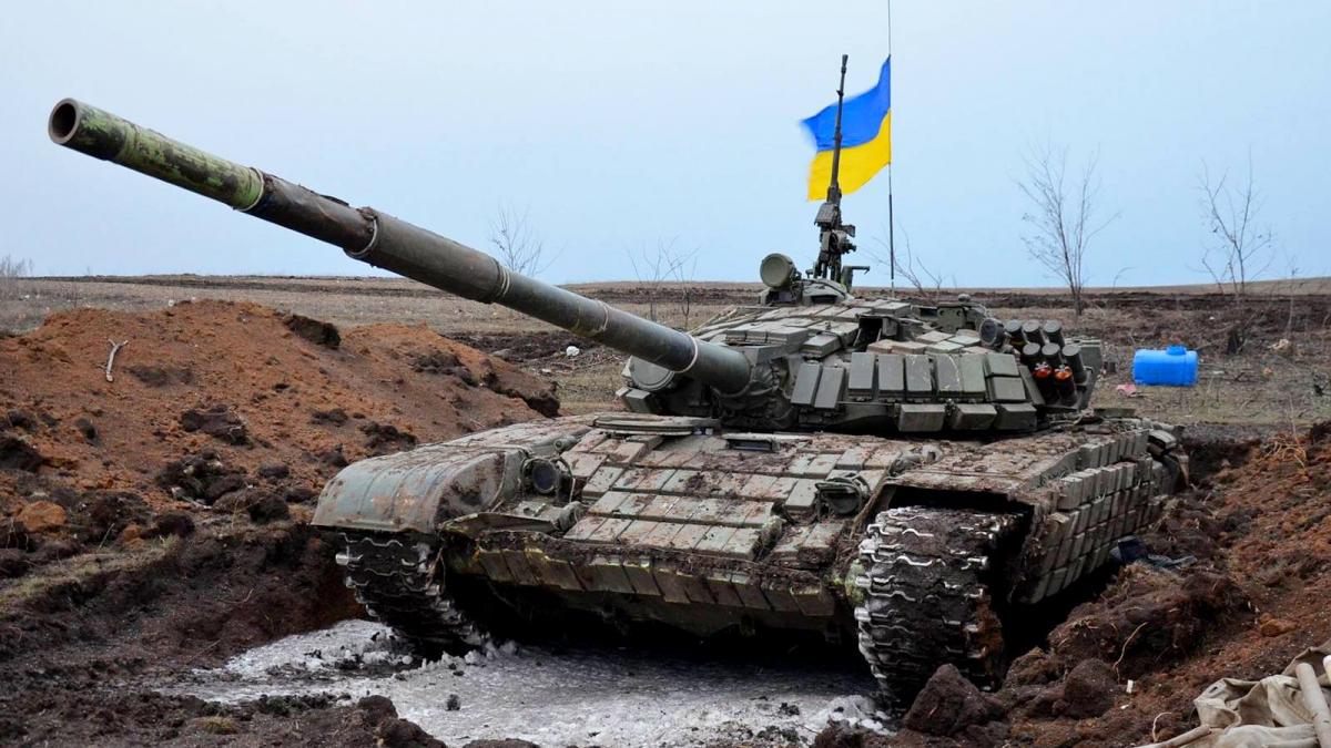 Украинский танк Т-72 Украинский танк Т-72