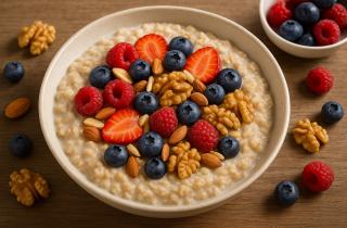 Швейцарский способ экономить время утром — ленивая овсянка за ночь в холодильнике