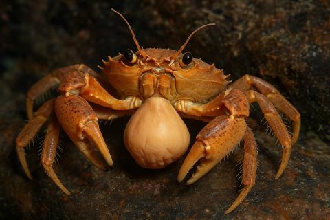 Большинство настоящих крабов, в отличие от раков, проводят жизнь на дне и почти не умеют плавать Большинство настоящих крабов, в отличие от раков, проводят жизнь на дне и почти не умеют плавать