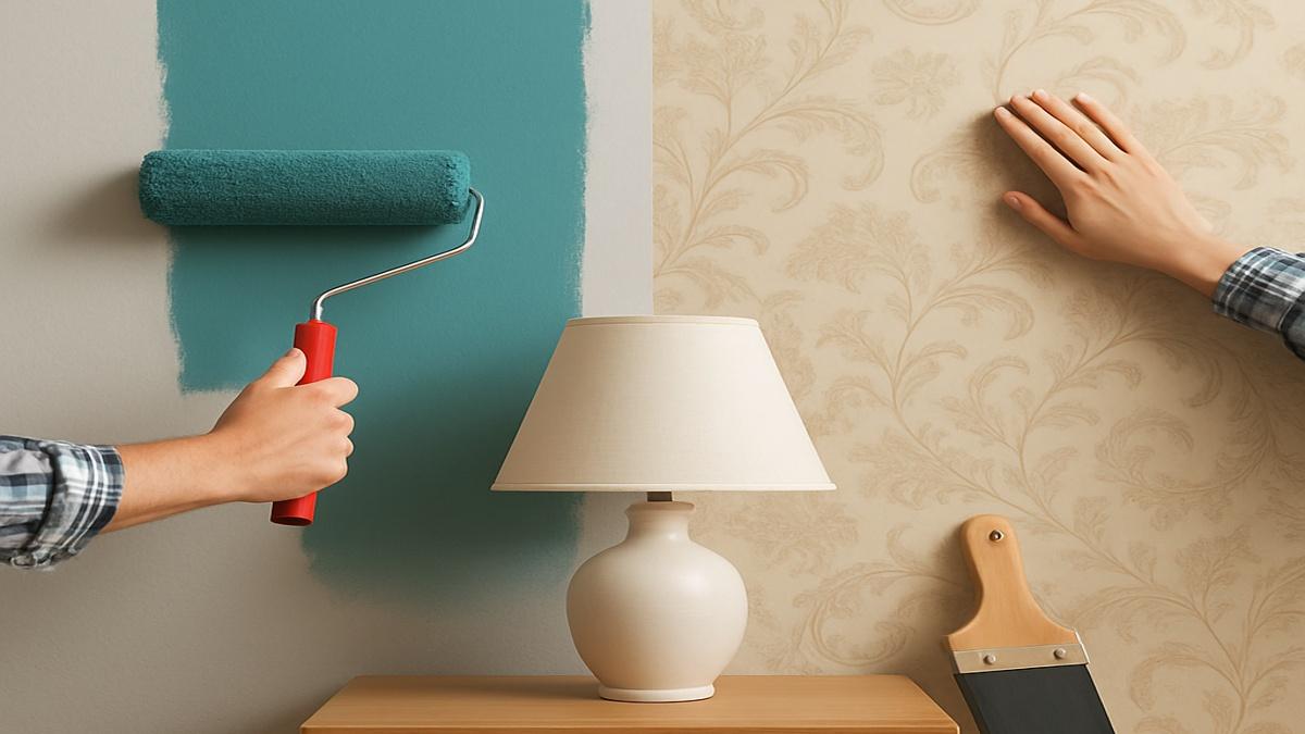 Ремонт: краска и обои