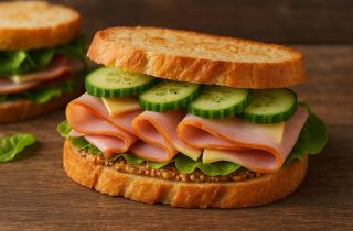 Цельнозерновой хлеб и хлебцы помогают сделать бутерброд более полезным