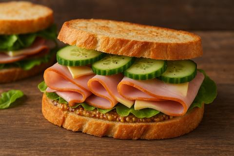 Цельнозерновой хлеб и хлебцы помогают сделать бутерброд более полезным