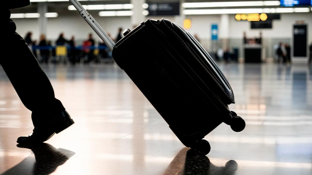 чемодан в аэропорту