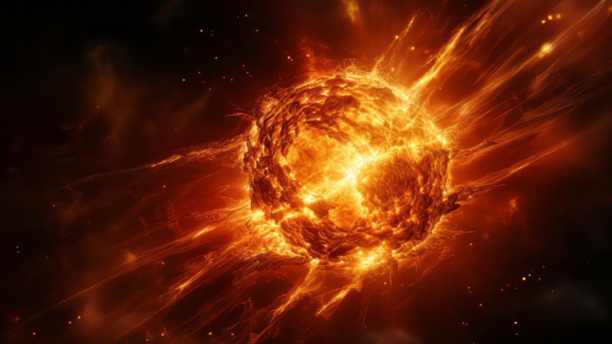 Солнце в космосе